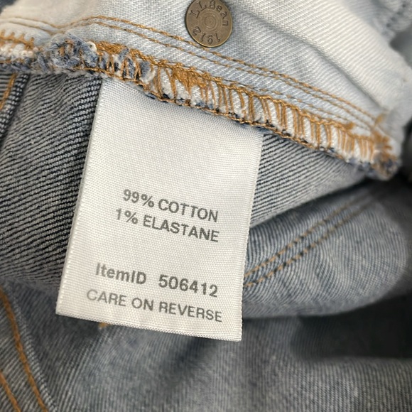 VTG 80s LL Bean Women’s Jeans Favorite Fit 30” Straight Classic - Picture 6 of 7